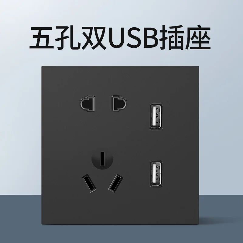 G3 五孔双 USB 插座 资料图 2