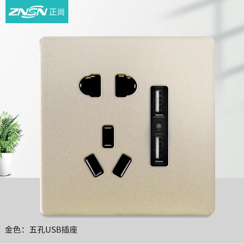 C4 配套五孔 USB 插座 资料图 1